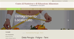 Desktop Screenshot of centrodinutrizione.com